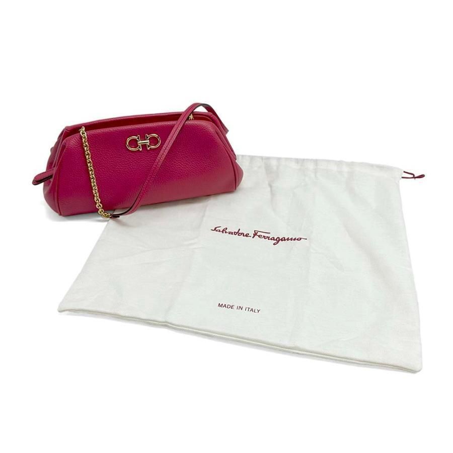 新品 FERRAGAMO フェラガモ 22 0334 755087 RIBES レディース ショルダーバッグ ミニバッグ ポシェット ピンク系 -  メルカリ