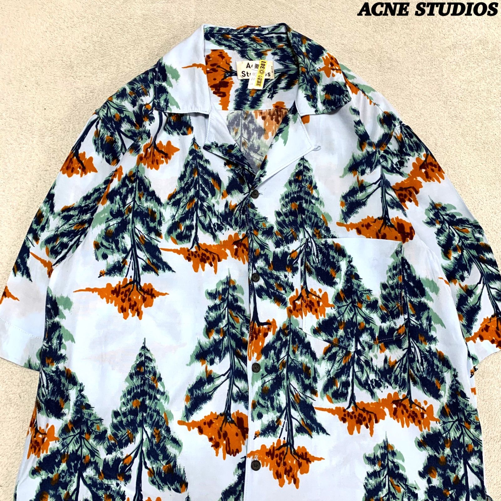 Acne Studios Simon Pine Flu Vacation Shirts クリーニング済 