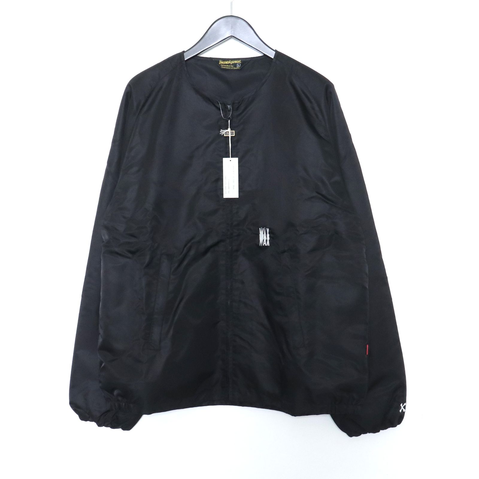 WAX BLUCO ノーカラージャケット　ワックス　ブルコ WAX × BLUCO ノーカラージャケット L - メルカリ
