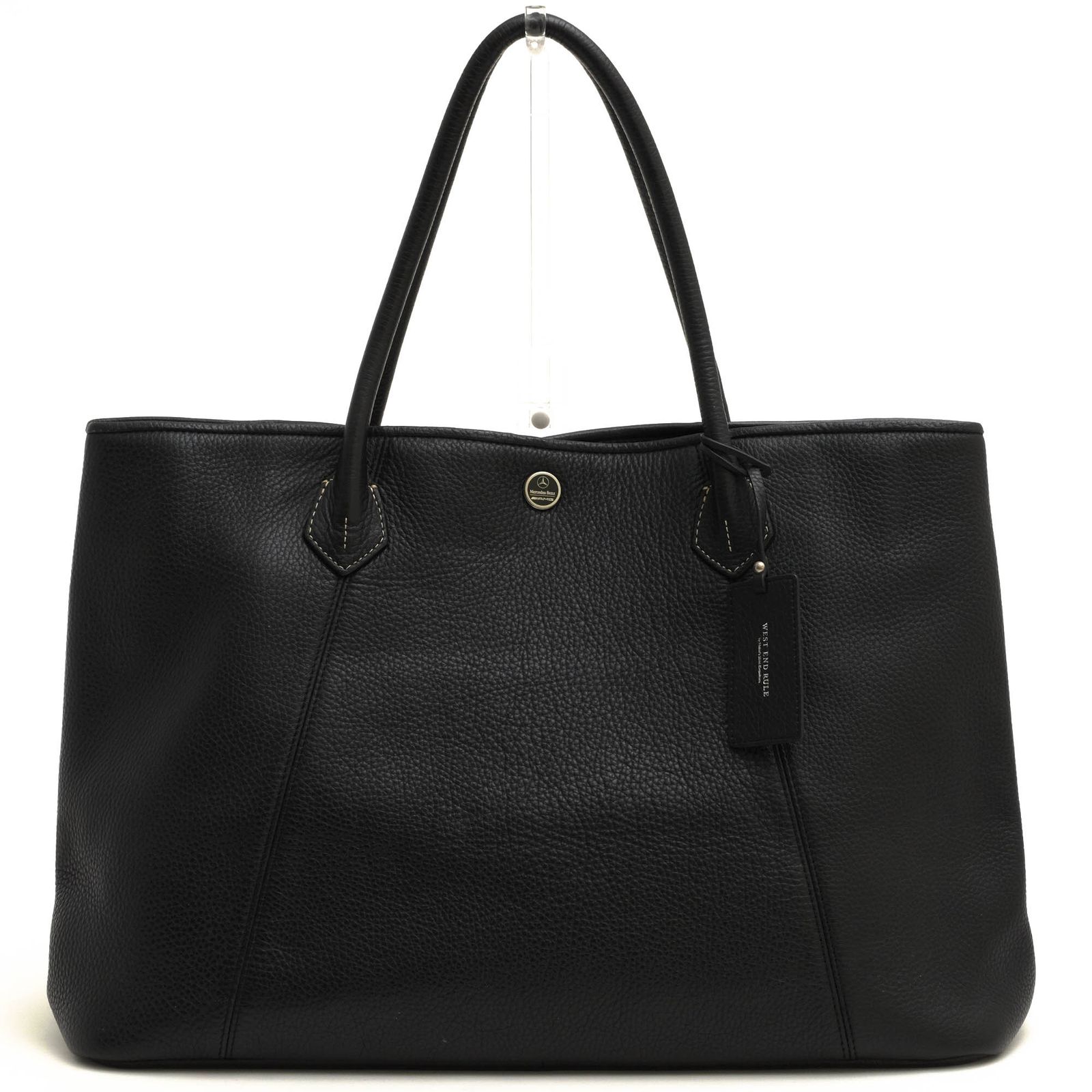 ウエストエンドルール/WEST END RULE 鎌倉シャツ レザートート/黒