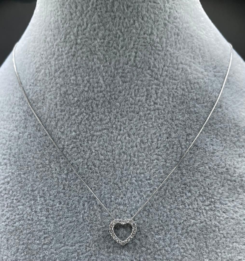 JJ154☆高級 カラーレス/ブルーダイヤモンド0.25ct K18WG ヘッド