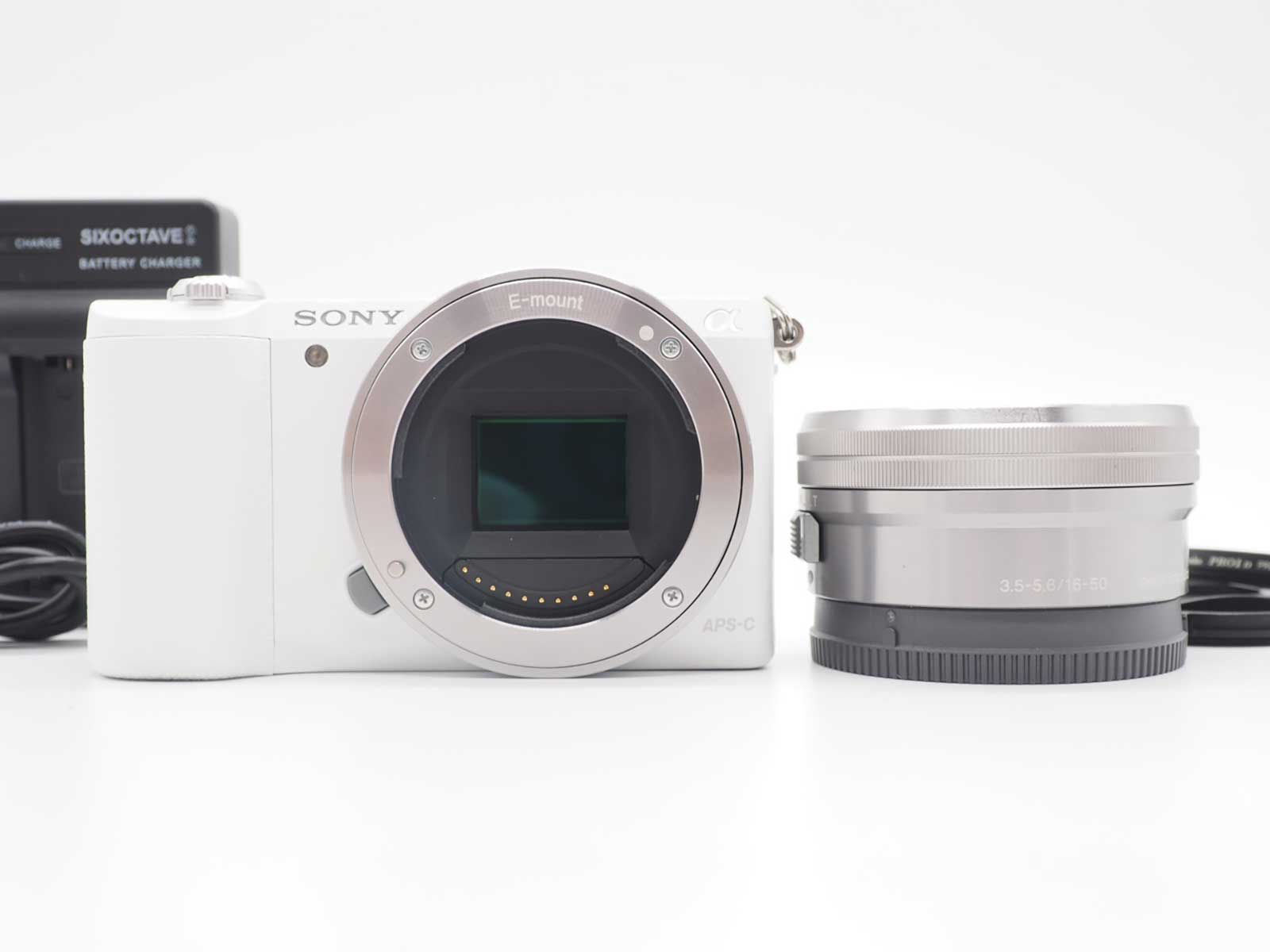 ソニー Sony a5100 ILCE-5100 24.3MP Mirrorless White 16-50mm Lens Z5526A