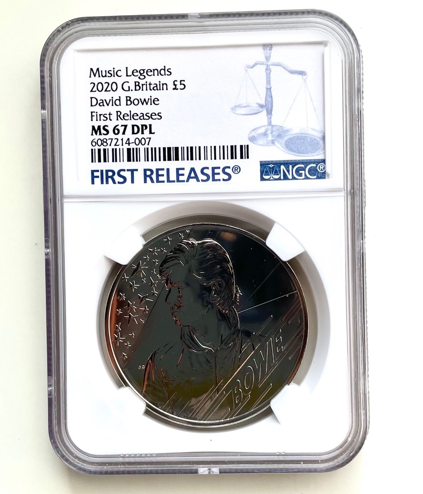 2020 イギリス ミュージックレジェンドデヴィッドボウイ NGC PF69UC 2020 イギリス ミュージックレジェンドデヴィッドボウイ NGC PF69UC