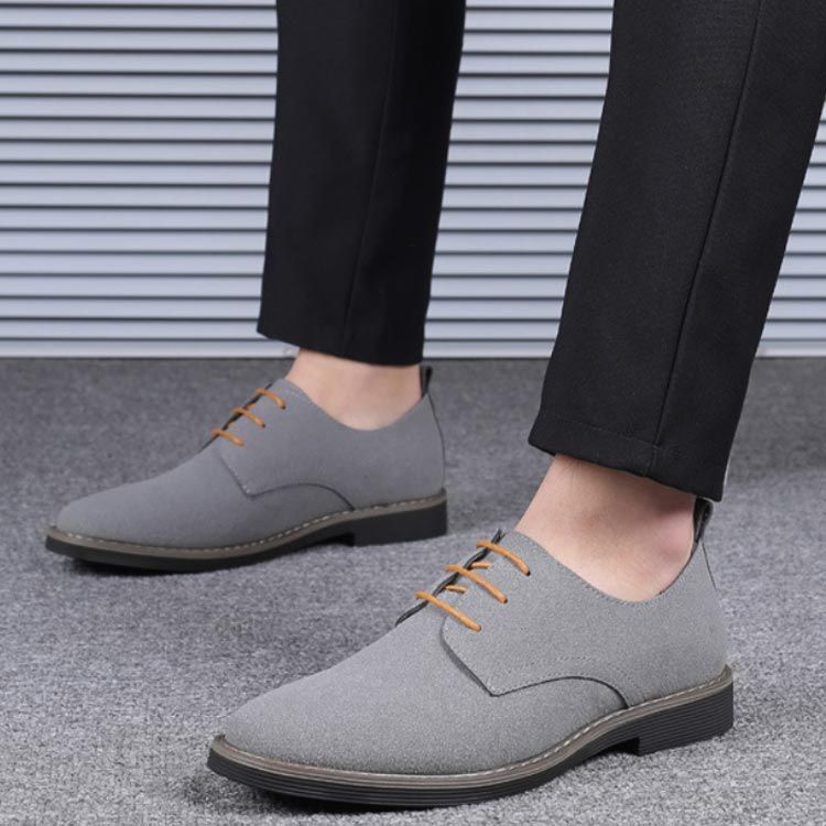 スラックスに合う靴 メンズ シューズ スエードシューズ 紳士靴