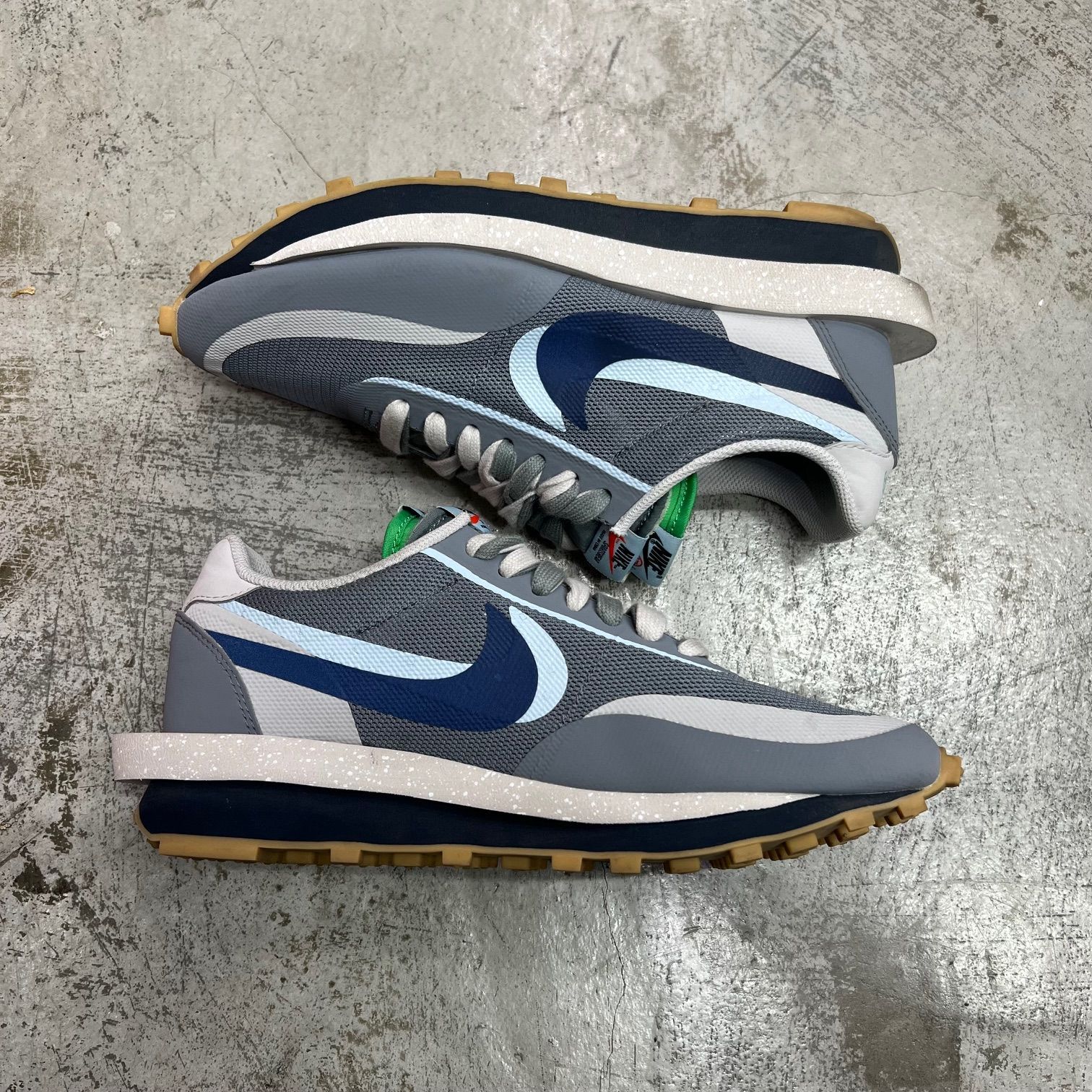CLOT Sacai NIKE LD Waffle Grey Obsidian DH3114-001 コラボ LD 