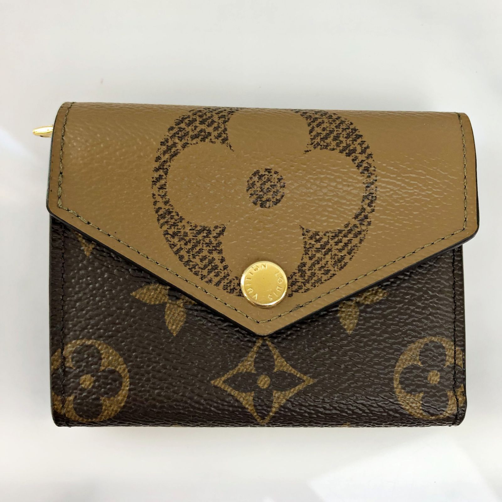 ★極美品★　ルイヴィトン　ジャイアント　リバース　ポルトフォイユ　ゾエ　折財布 LOUIS VUITTON（ルイ・ヴィトン） 【超美品】ルイヴィトン モノグラム