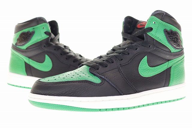 ナイキ NIKE AIR JORDAN 1 RETRO HIGH OG BLACK PINE GREEN 28cm 555088-030 エア ジョーダン レトロ ハイ パイングリーン 【ブランド古着ベクトル】【中古】 241008