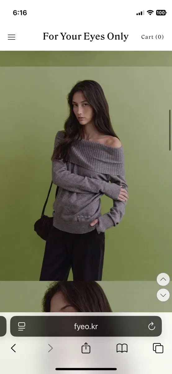 フォー ユー オンリー オフショルダーニット Fyeo fyeo ニット