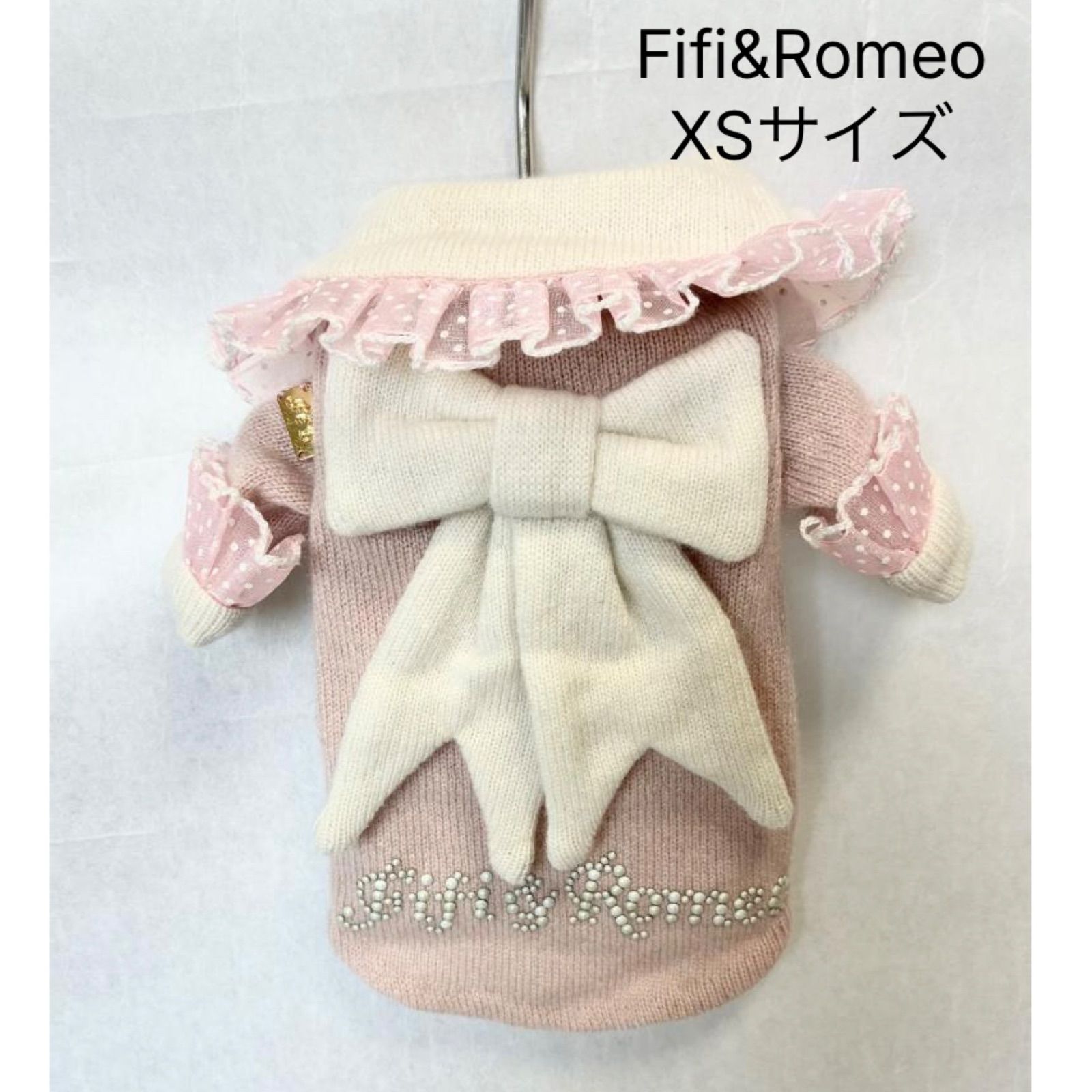 大きなリボンギンガム ∞TuTu∞ 犬服 ハンドメイド 大きなリボン