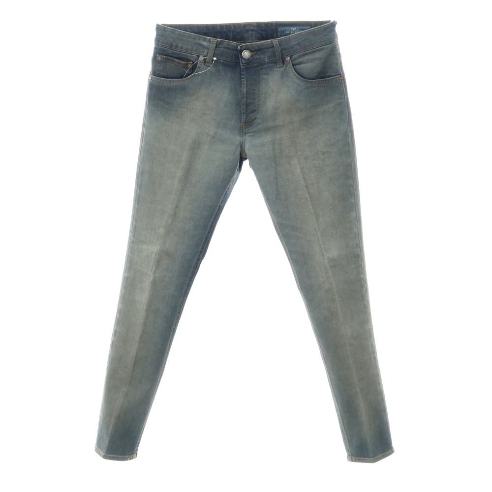 【中古】アントレアミ ENTRE AMIS ストレッチ ジーンズ デニムパンツ グレイッシュネイビー【サイズ32】【メンズ】
