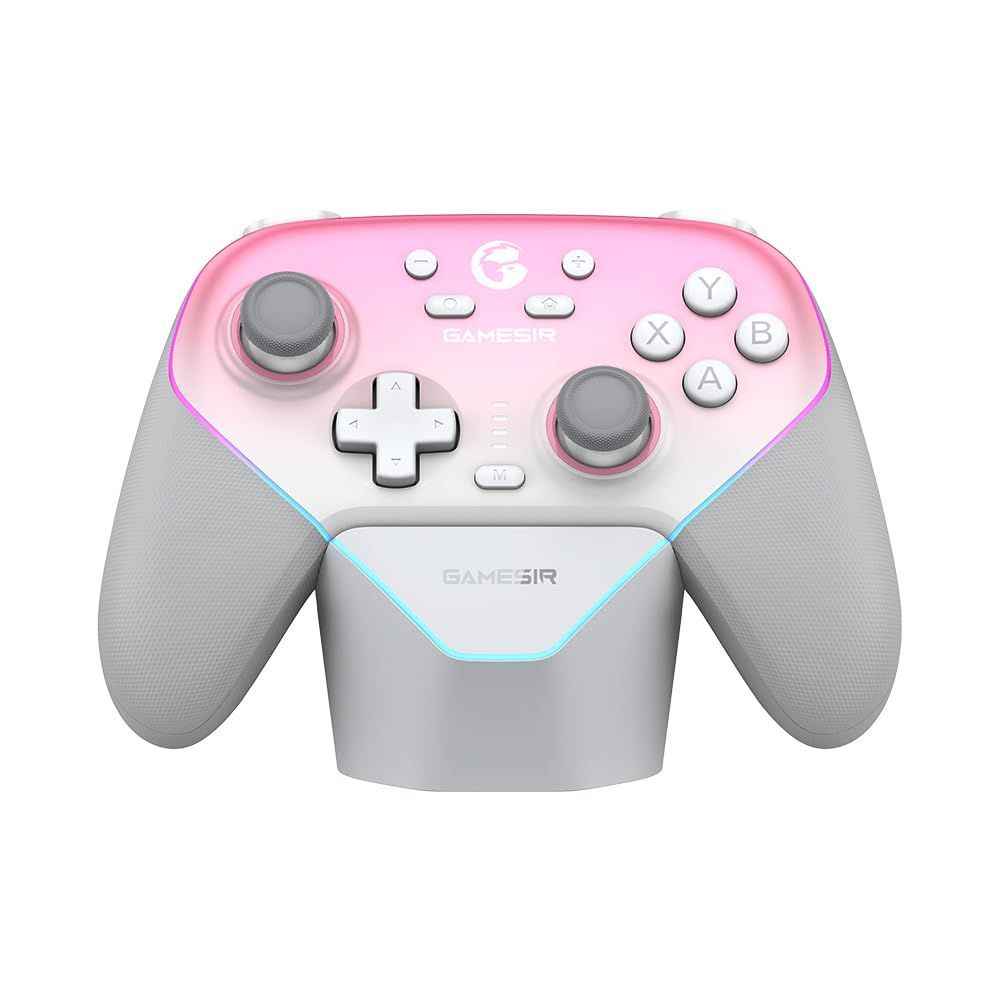 GameSir Super Nova PCゲームパッド 充電ドック付き PC|Steam|Switch|IOS|Android用ゲーミングコントローラー 無線 2.4Gワイヤレス対応 低遅延 steamコントローラー ホール効果ジョイスティック 1000