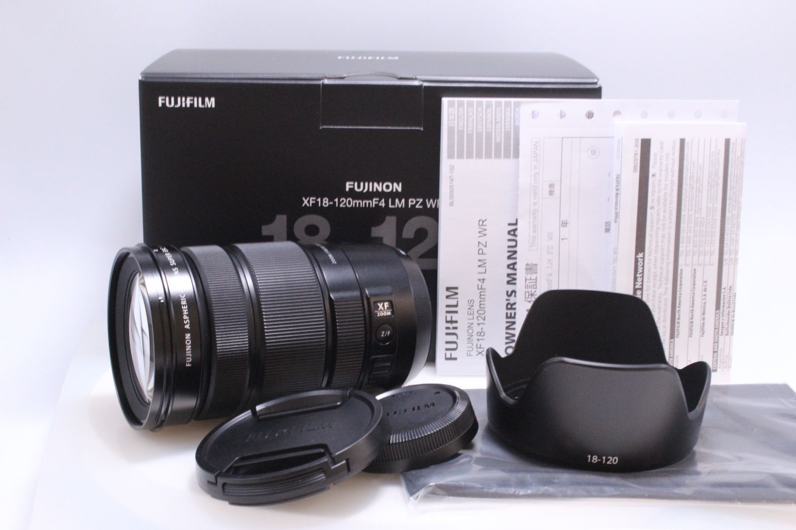 極美品.1点のみ！FUJIFILM XF 18-120 F 4 LM PZ WR