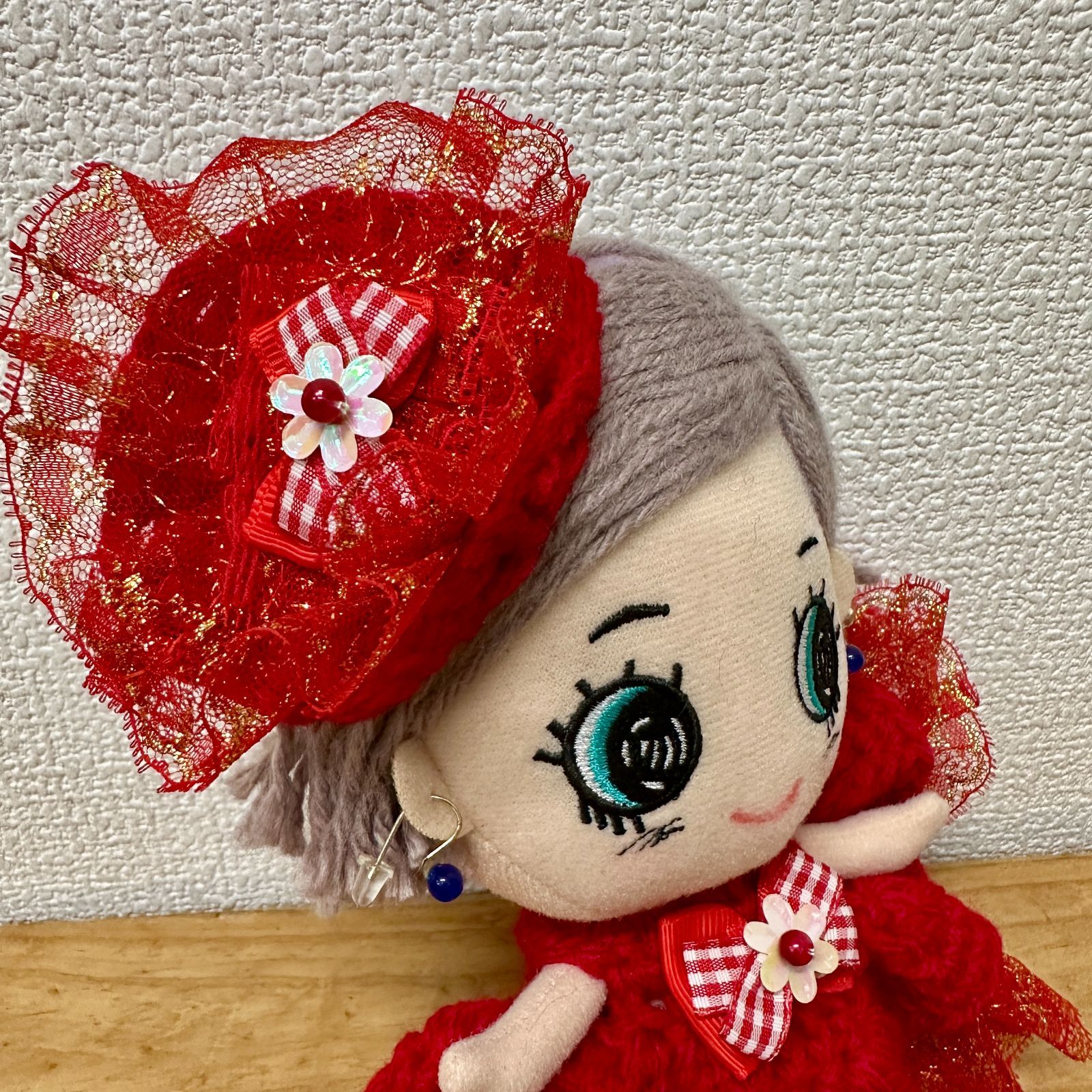 イルメールいつも一緒♪ぬいぐるみ特集 ILEMER ぬいぐるみ 赤いドレス