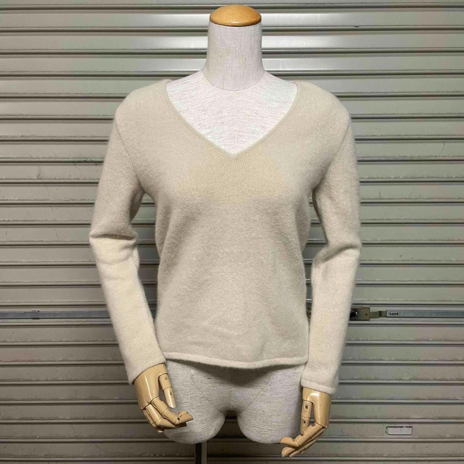 タグ付き SPORT MAX Max Mara マックスマーラ Vネックアンゴラセーター 