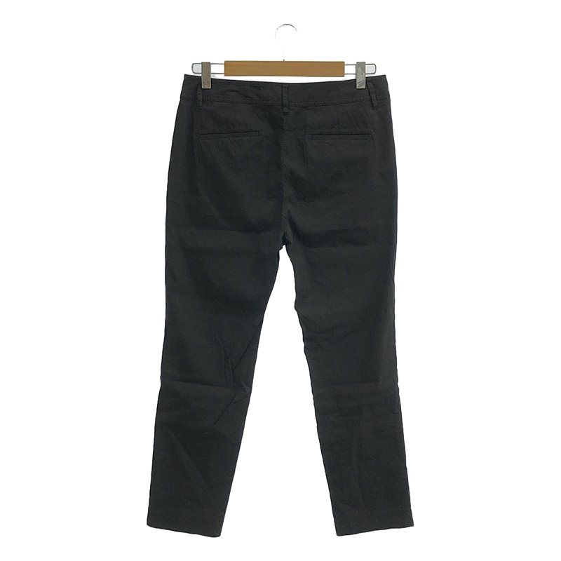 theory luxe / セオリーリュクス | セットアップ リネン ストレッチ ブラウス / ジップポケット パンツ | 42 | ブラック | レディース theory luxe / セオリーリュクス | セットアップ リネン