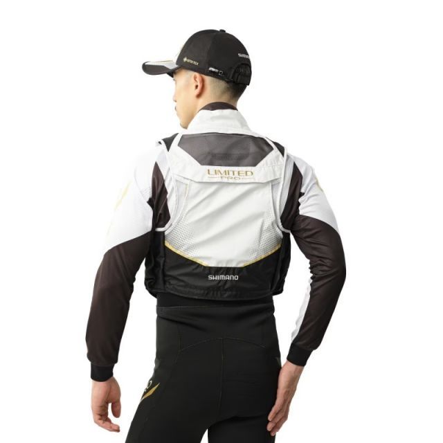 シマノ VE-560Y リミテッドプロ2WAYベスト L ホワイト | 釣具 釣り