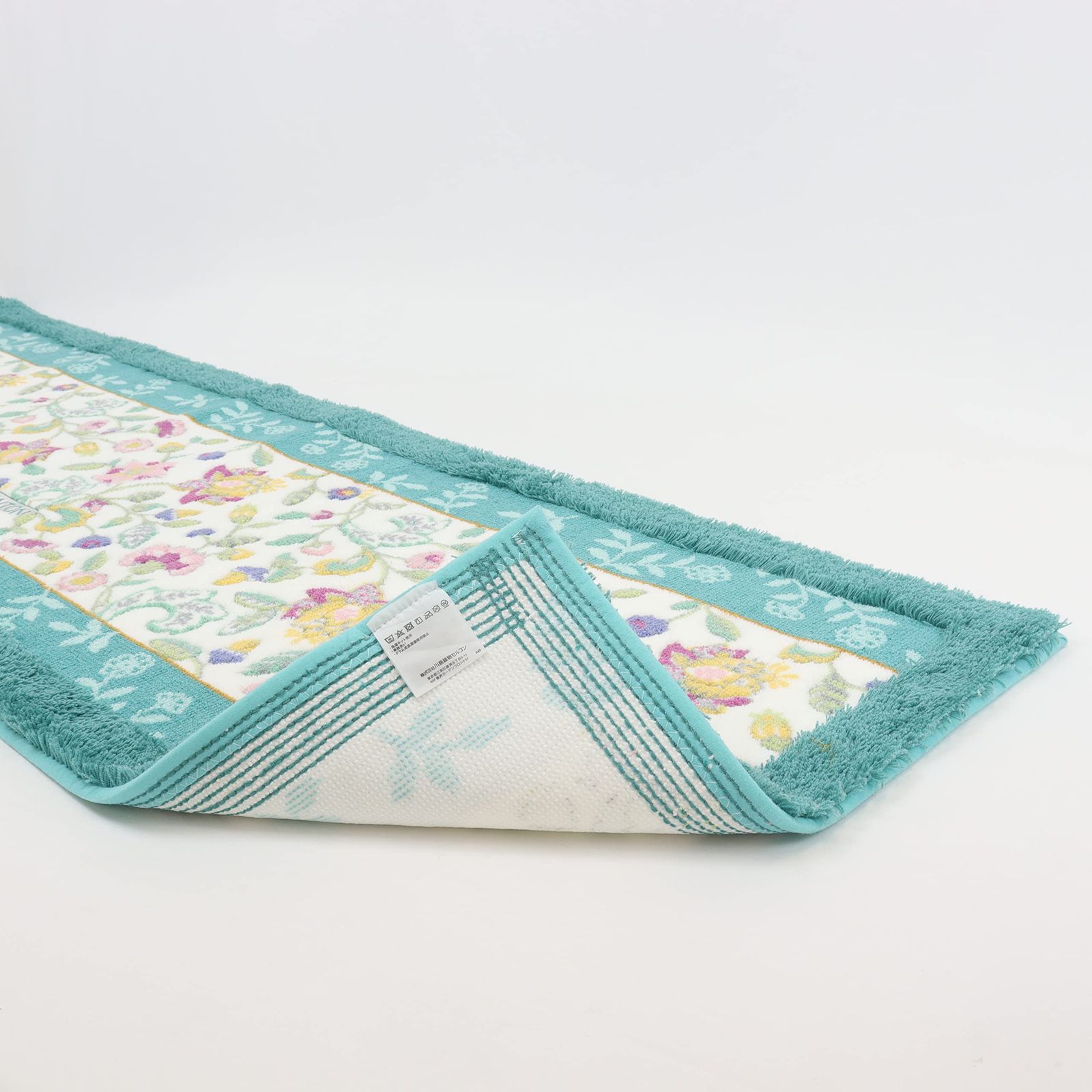 川島織物セルコン MINTON ミントン キッチンマット リーガルハドンホールII グリーン 50X200cm FT1590 日本製 洗える