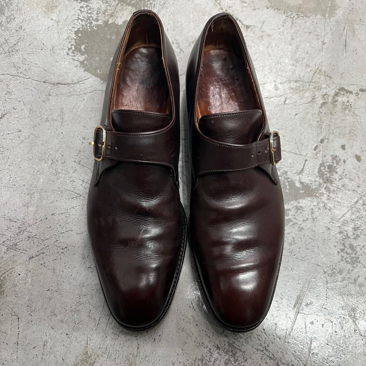 Church's レザー ストラップ ドレスシューズ 短靴 チャーチ ブラウン