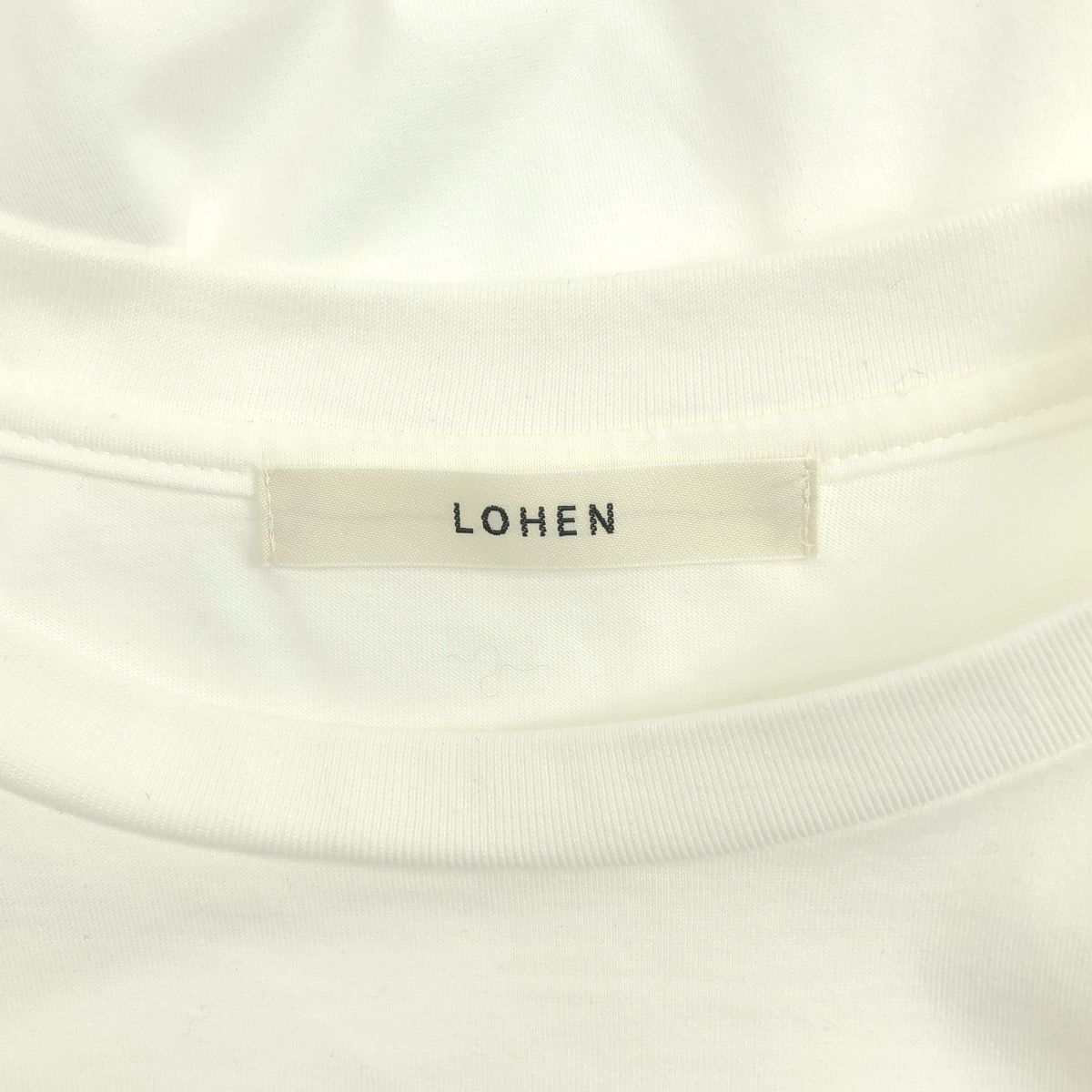 pon　lohen ローヘン ボキシーラインビックロンT WHITE LOHEN / ローヘン | ボキシーラインビックロンT スリット