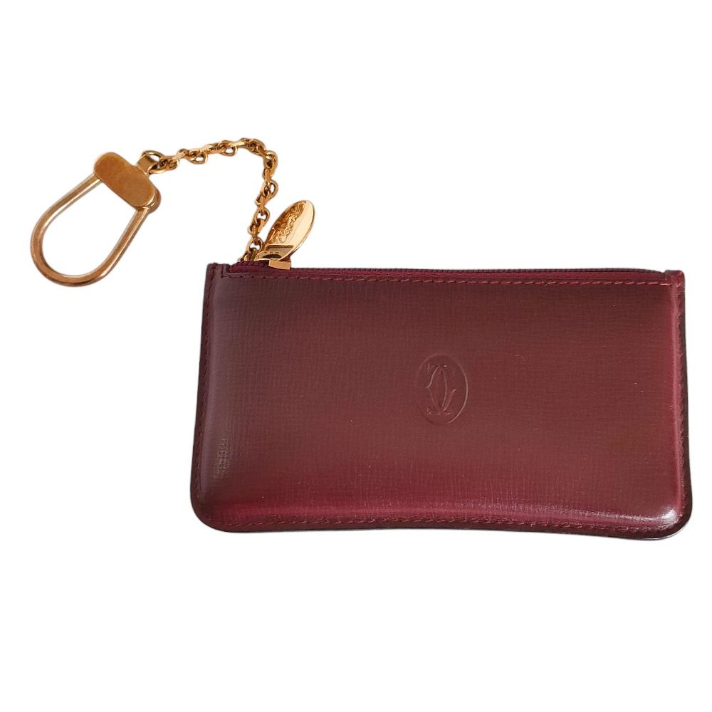 □極美品□ Cartier カルティエ マストライン レザー コインケース 