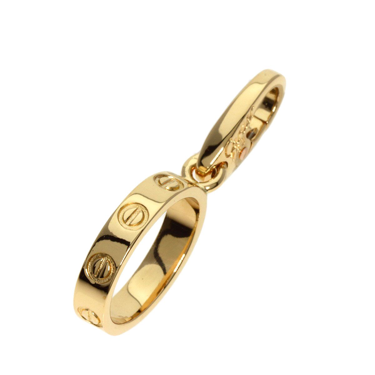 CARTIER カルティエ ラブチャーム ペンダントトップ K18YG
