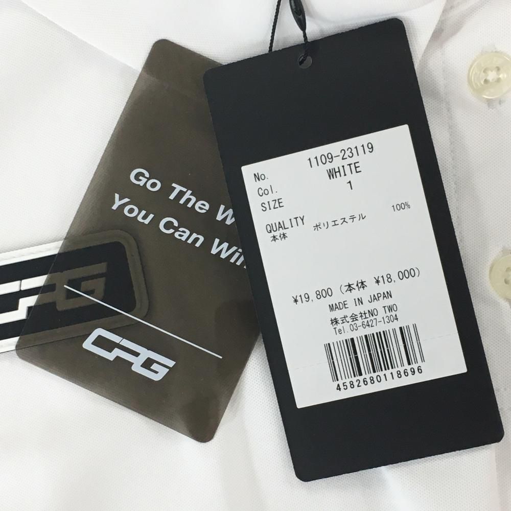【新品未使用】CPG GOLF ノースリーブポロ サイズ2(M) CPGゴルフ(CPG GOLF) ゴルフウェア レディース ポロシャツ 袖