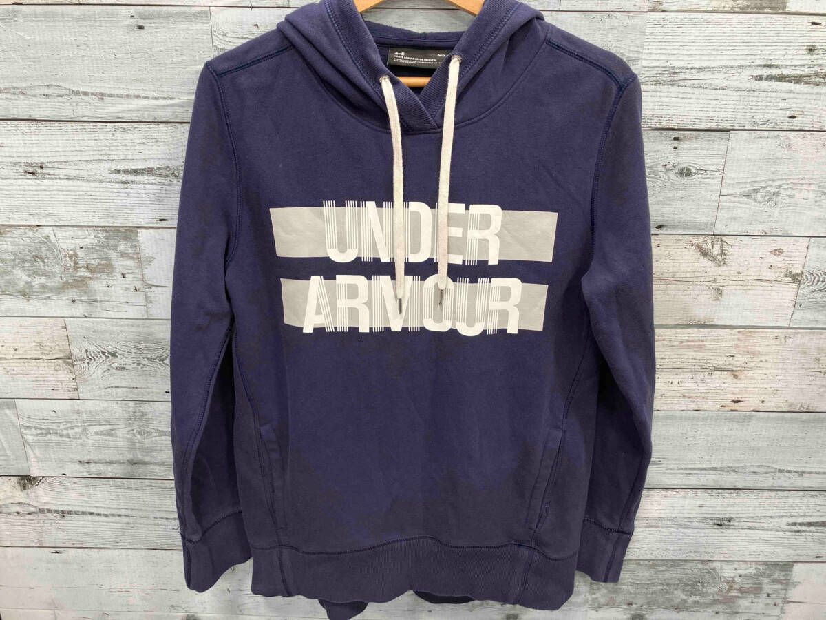 本物保証，高品質 パーカー ネイビー UNDER ARMOUR パーカー Mサイズ ネイビー その他