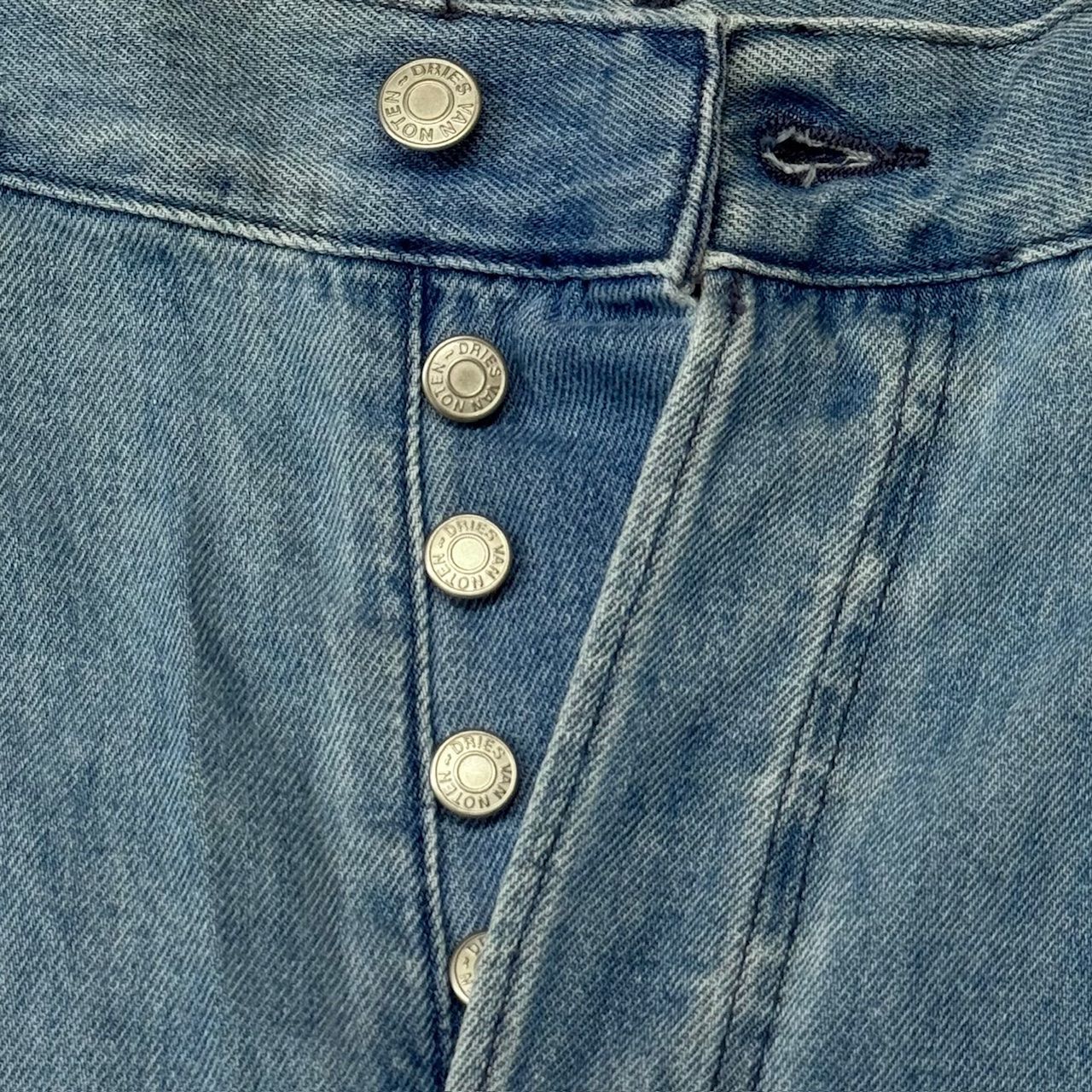 DRIES VAN NOTEN タックワイドデニムパンツ DRIES VAN NOTEN - DRIES VAN NOTEN / ドリスヴァンノッテン