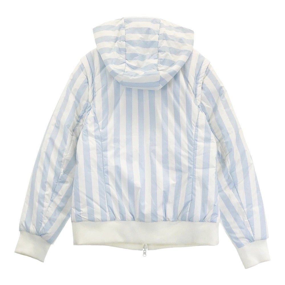 CALLAWAYキャロウェイ4WAYダウンジャケットストライプ柄ブルー系