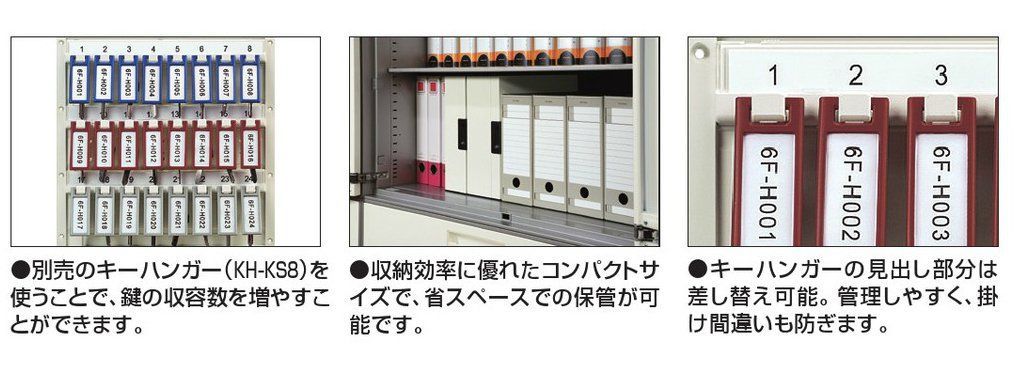 KEYSYS キーホルダー64個付