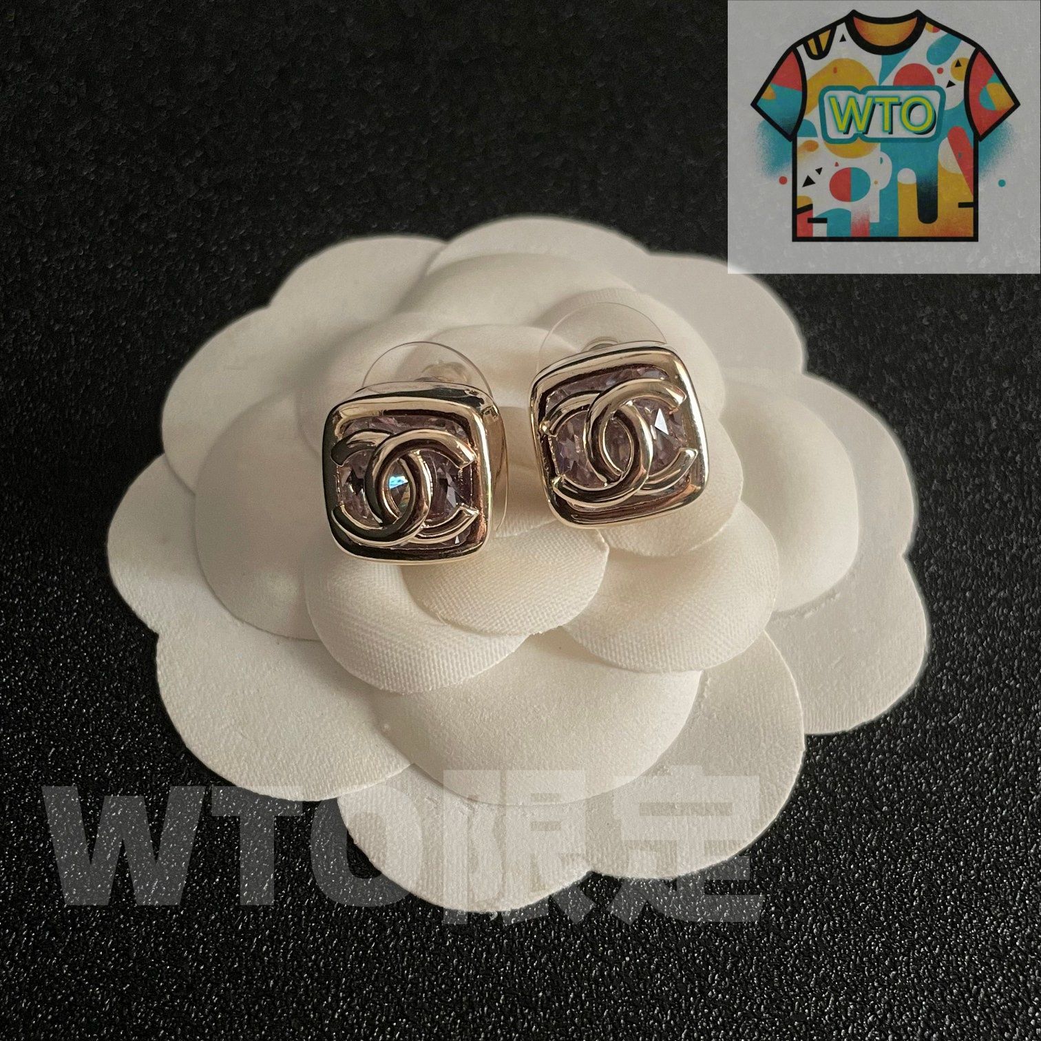 希少！ヴィンテージCHANEL ピアス　正規品 org.jpg