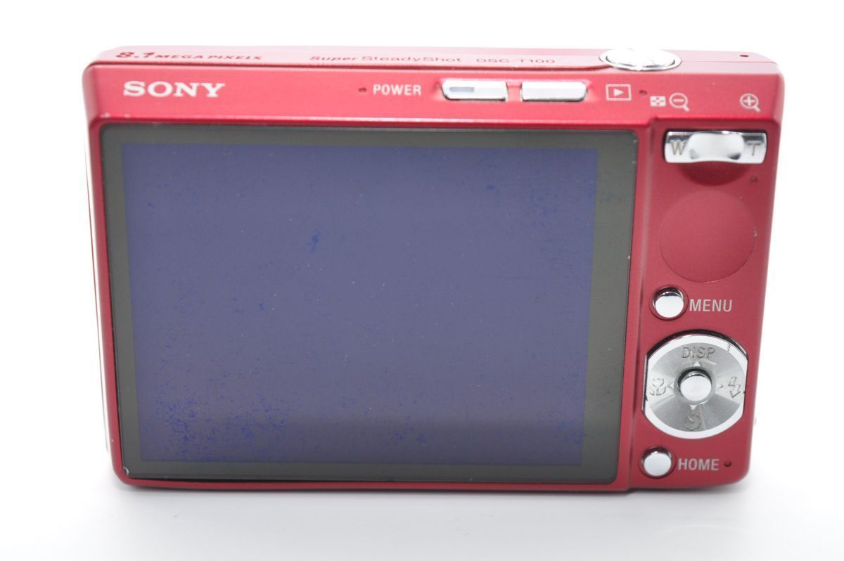 SONY デジタルカメラ Cyber-Shot(サイバーショット) T100 レッド DSC 