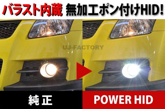【ZERO1000/零1000】画期的！バラスト内蔵HID登場 純正交換 無加工ポン付け！H8/H9/H11共通