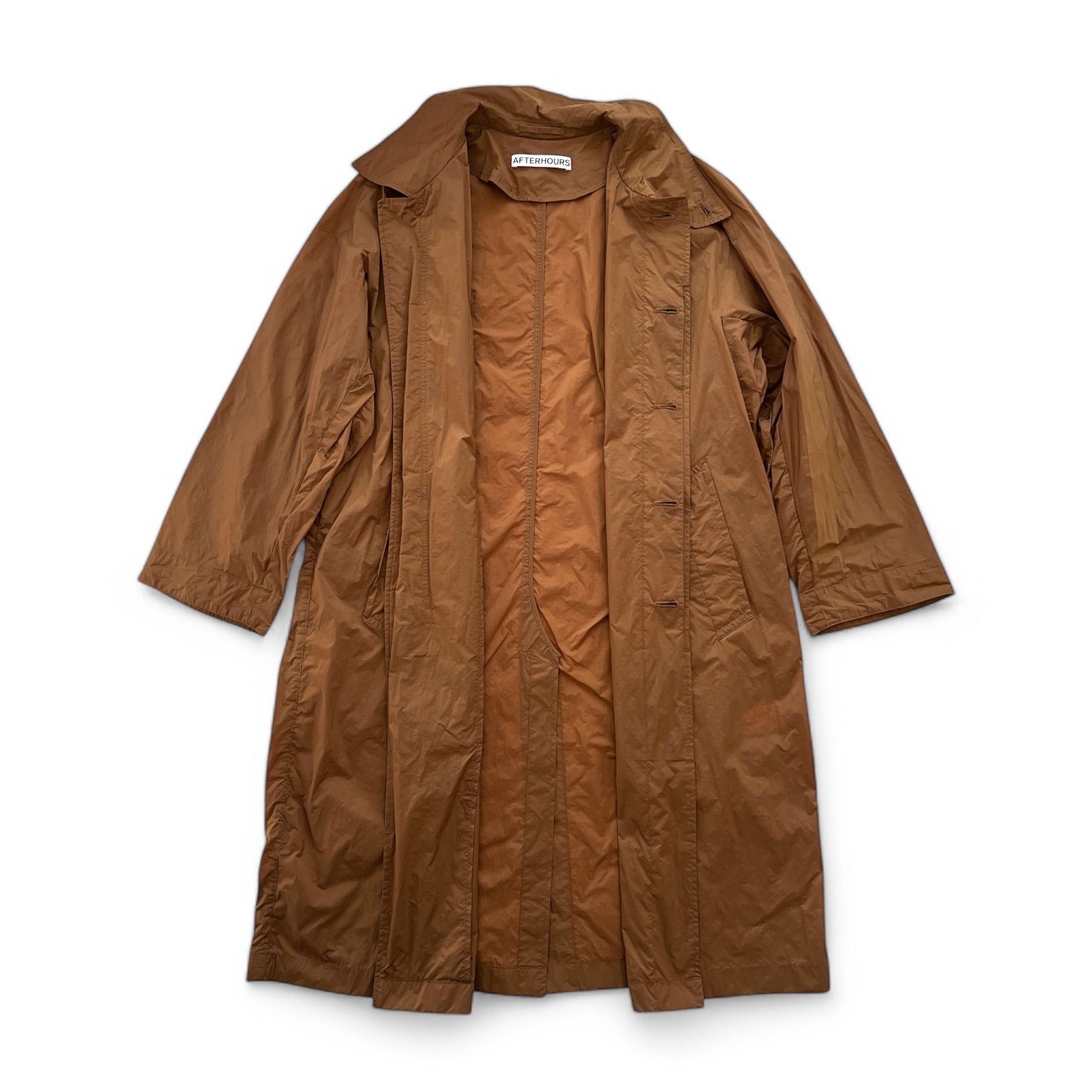 AFTERHOURS アフターアワーズ BALMACAAN COAT ナイロンステンカラー