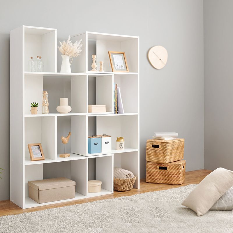 伸縮式ラック 4段 木製 スリム シェルフ オープンラック 収納 薄型 白 茶