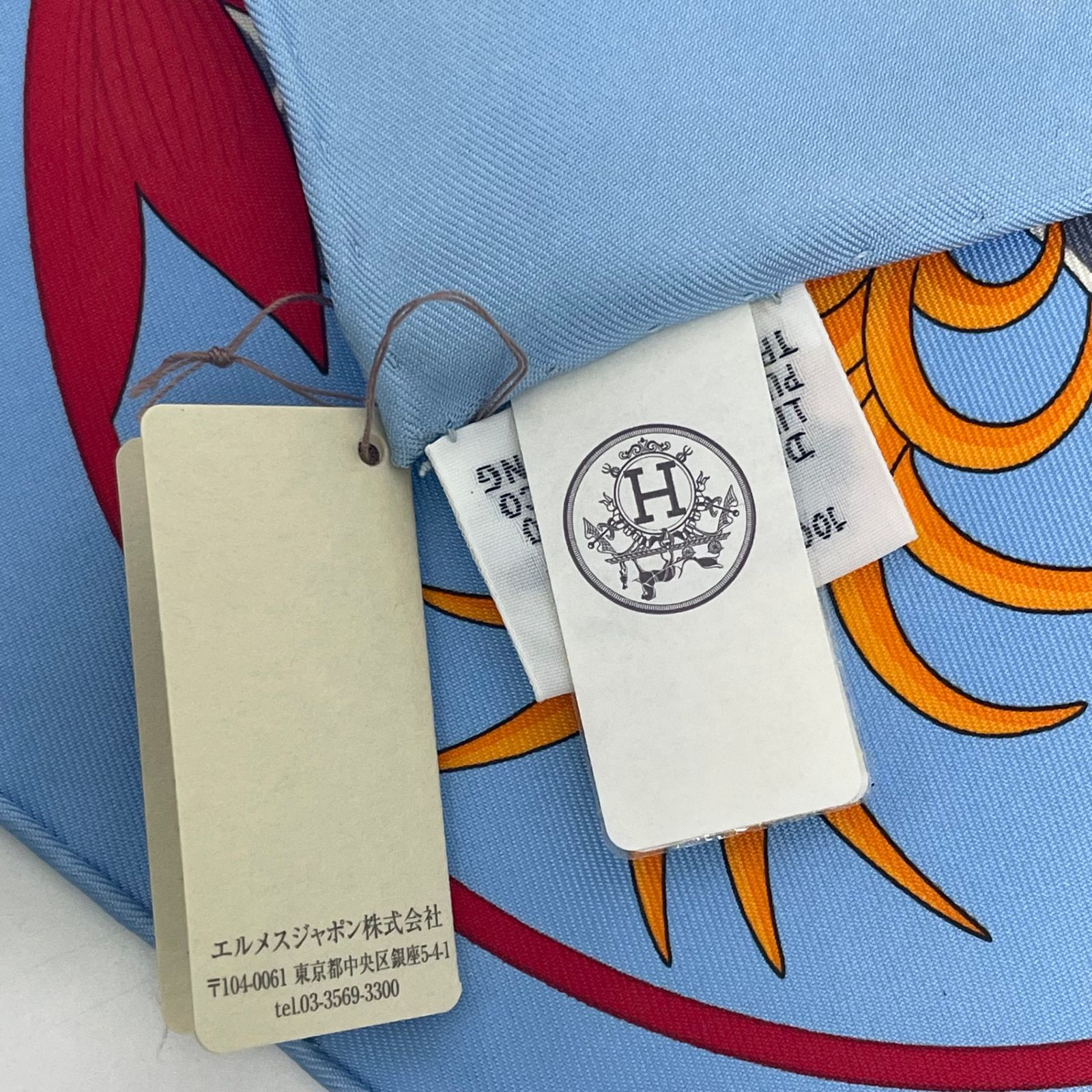 未使用品 HERMES エルメス スカーフ 2023年 カレ90 PLANIFLEURS