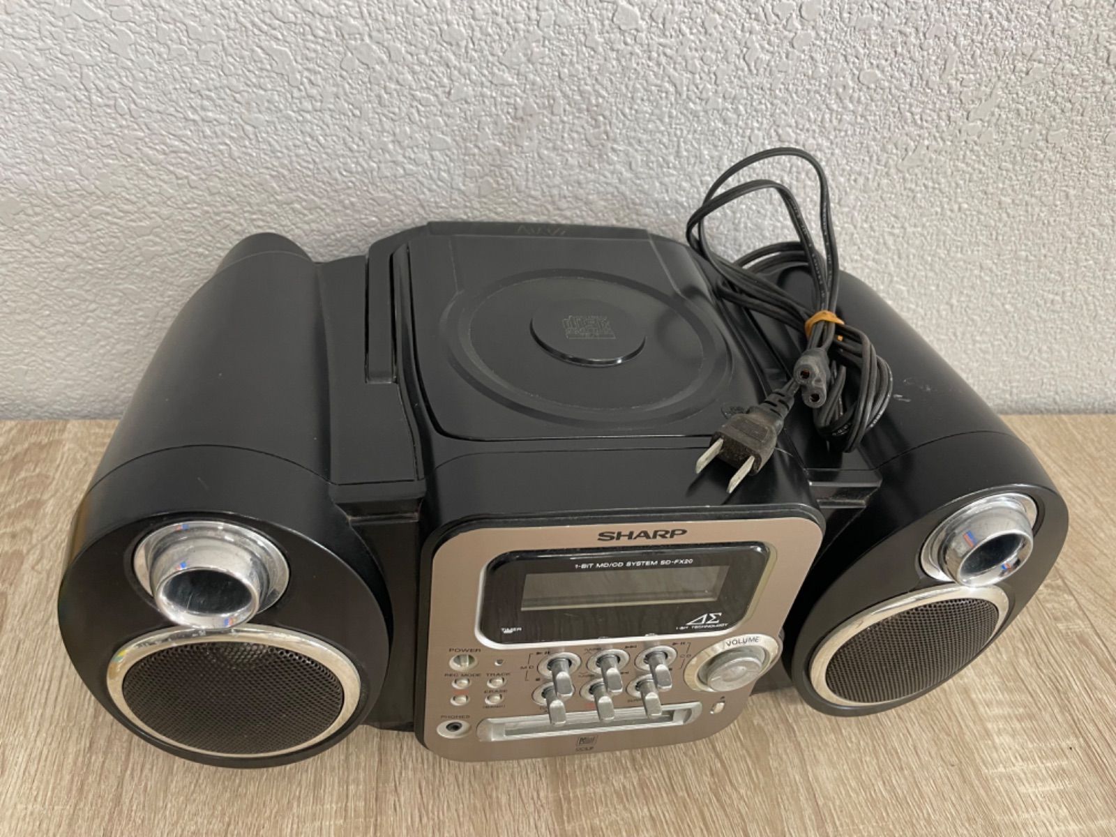 SHARP シャープ 1ビットMD/CDシステム SD-FX20 ジャンク - メルカリ
