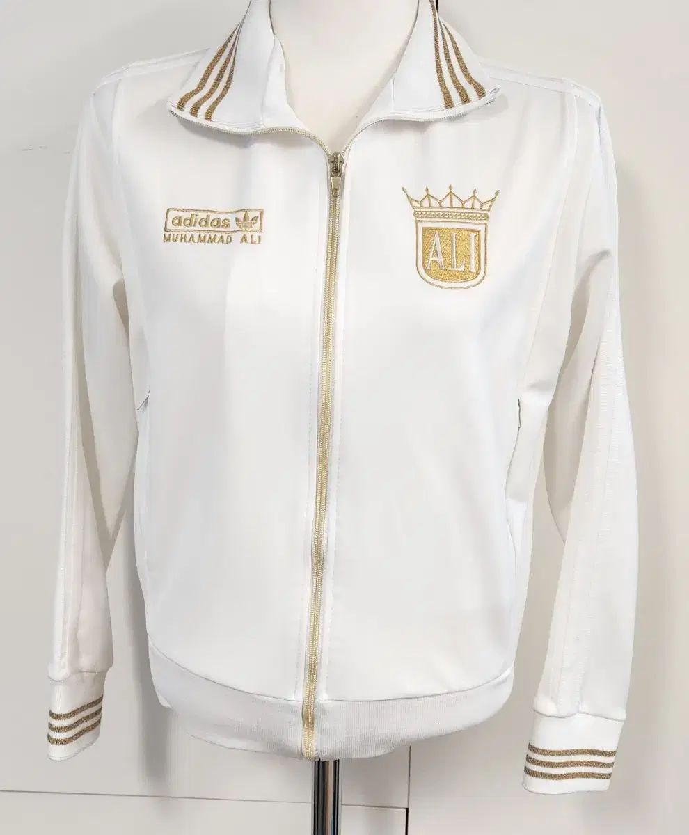 adidas アディダス 白 ムハンマド アリー ジャージ トラックトップス S