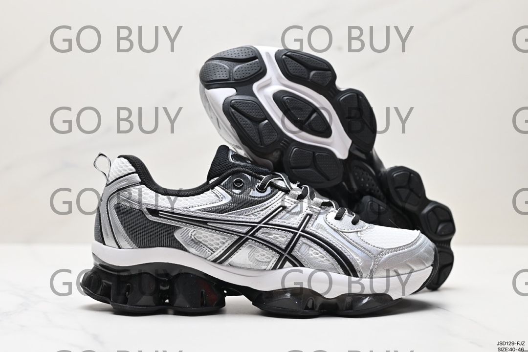 人気箱付  Asics Gel-Quantum Kinetic   レディース/メンズ  スニーカー  silver