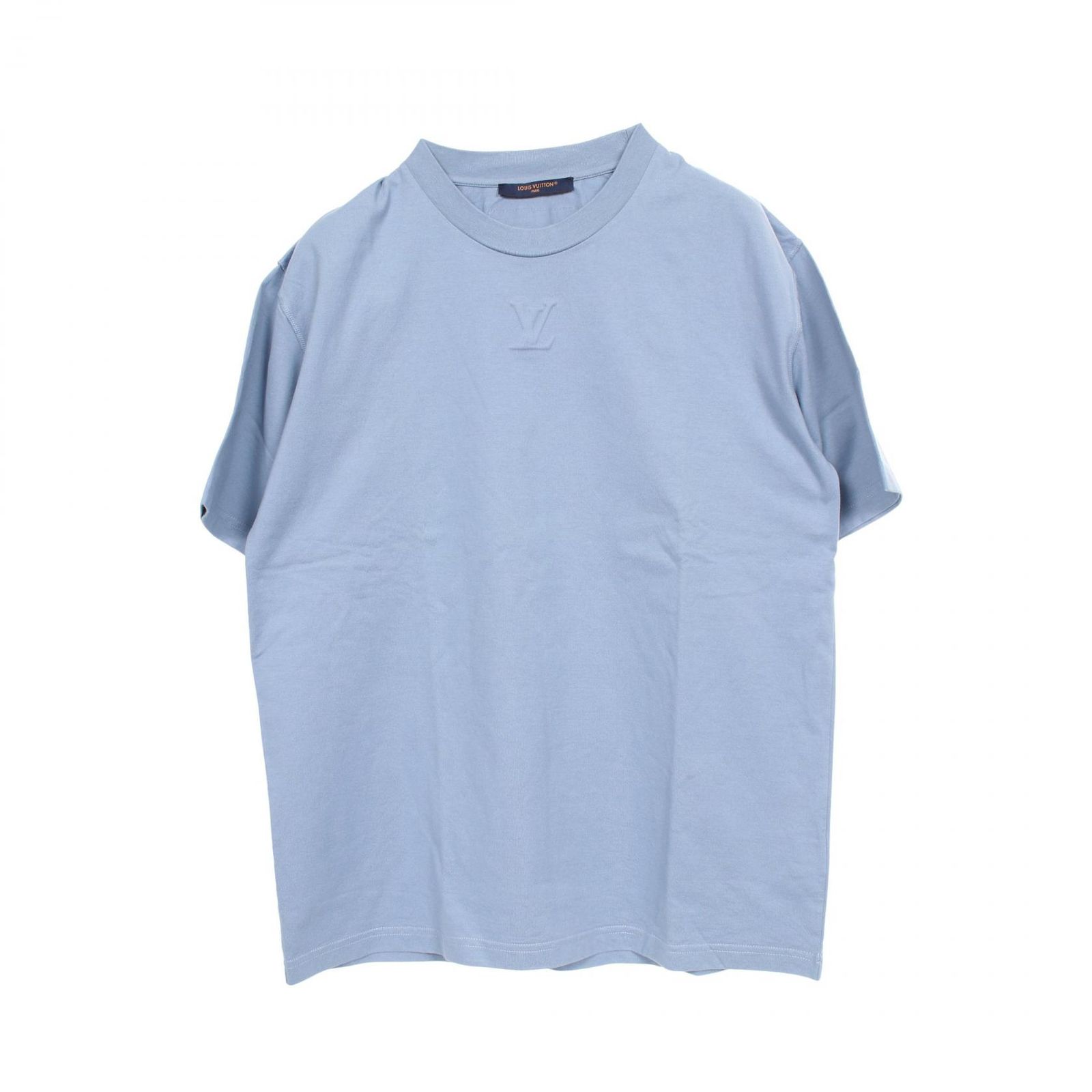 ルイ ヴィトン LOUIS VUITTON カットソー エンボスLVロゴ RM232Q DT3 HNY55W コットン Tシャツ メンズ Used A