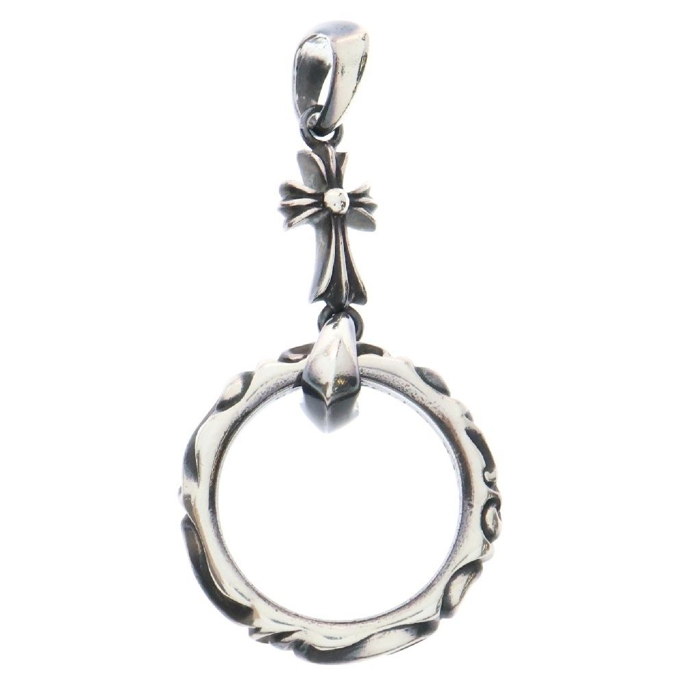 CHROME HEARTS クロムハーツ EWLP NTFL BBF ベイビーファットクロス アイウェアループ ペンダントトップ シルバー BCA256