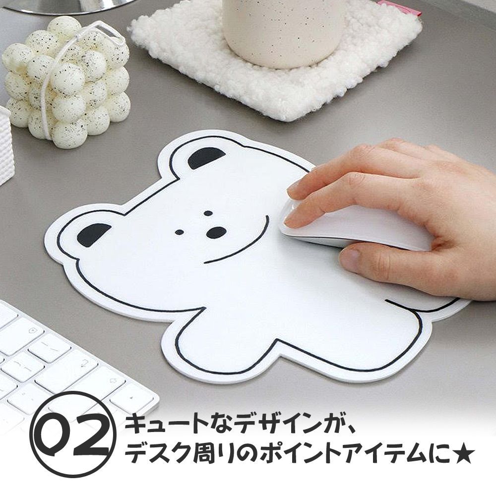 マウスパッド ICONIC DOODLE アイコニックドゥードゥル ブラック