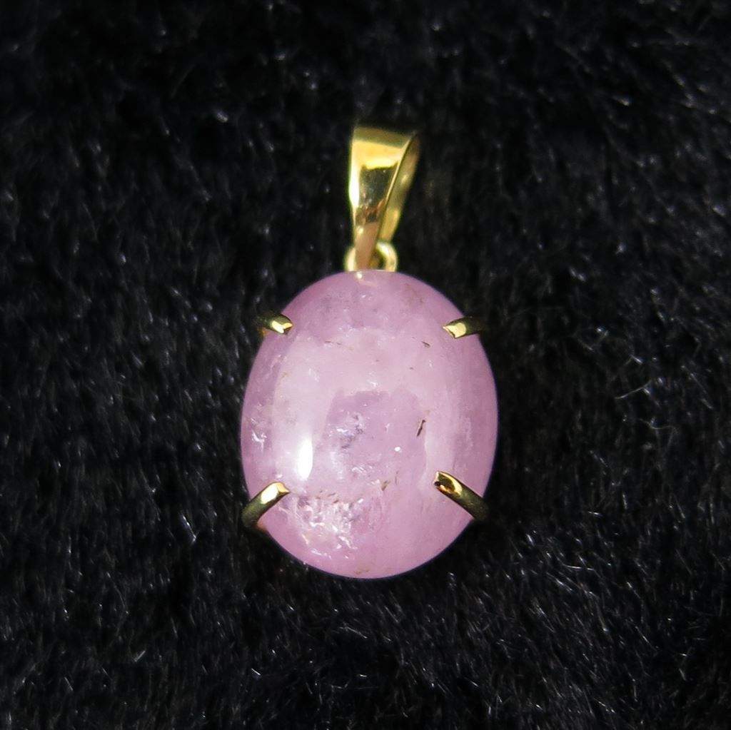 ピンクトルマリン 11mmオーバル PT　K18YG　1.5g　