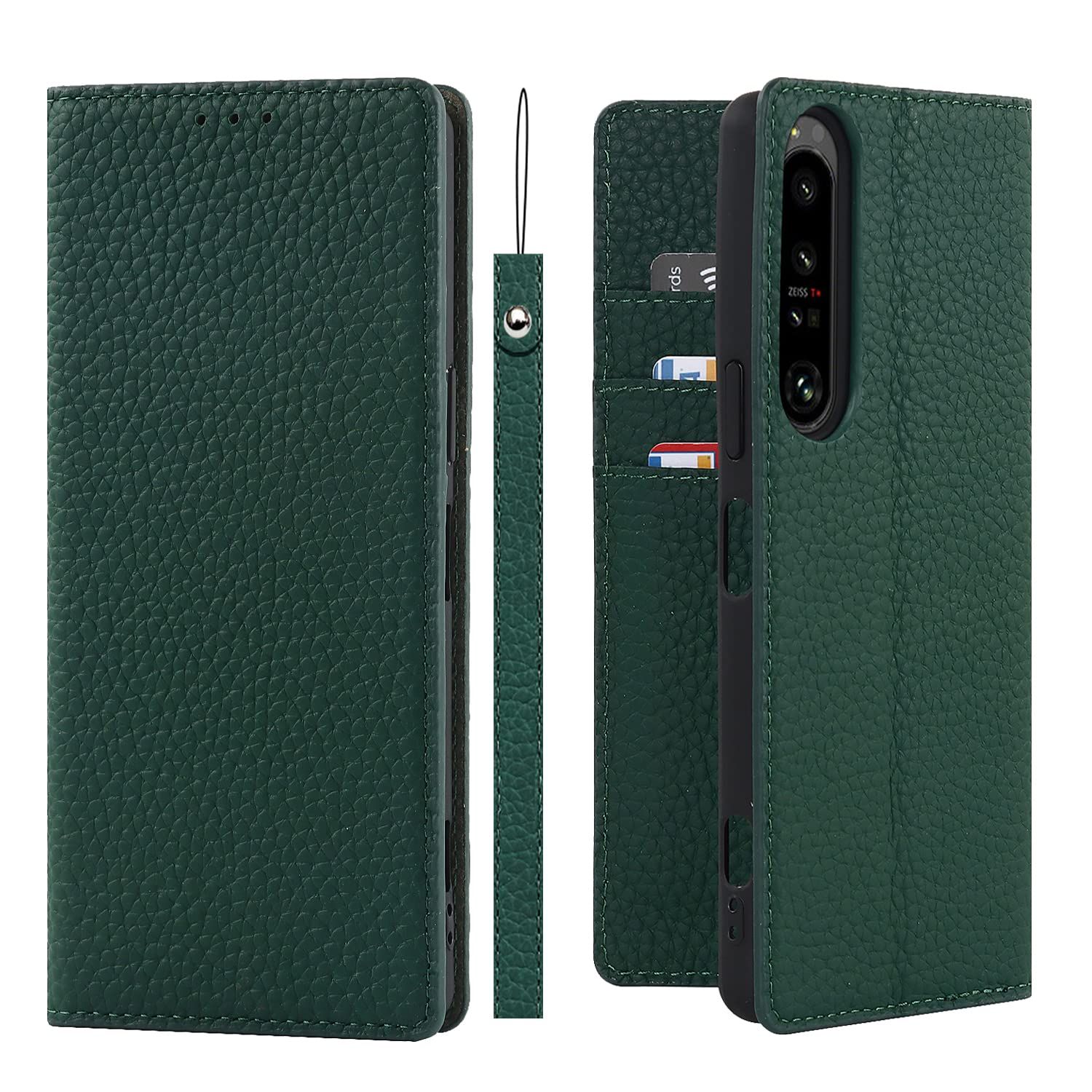 1IV カード収納 Xperia スタンド機能 Xperia 内蔵マグネット Sony 手作り柔らかい 財布型カバー スマホケース ソニー 本革レザー エクスペリア 牛革製品 1 1 4代 Pelanty so51c ケース 携帯カバー ストラ