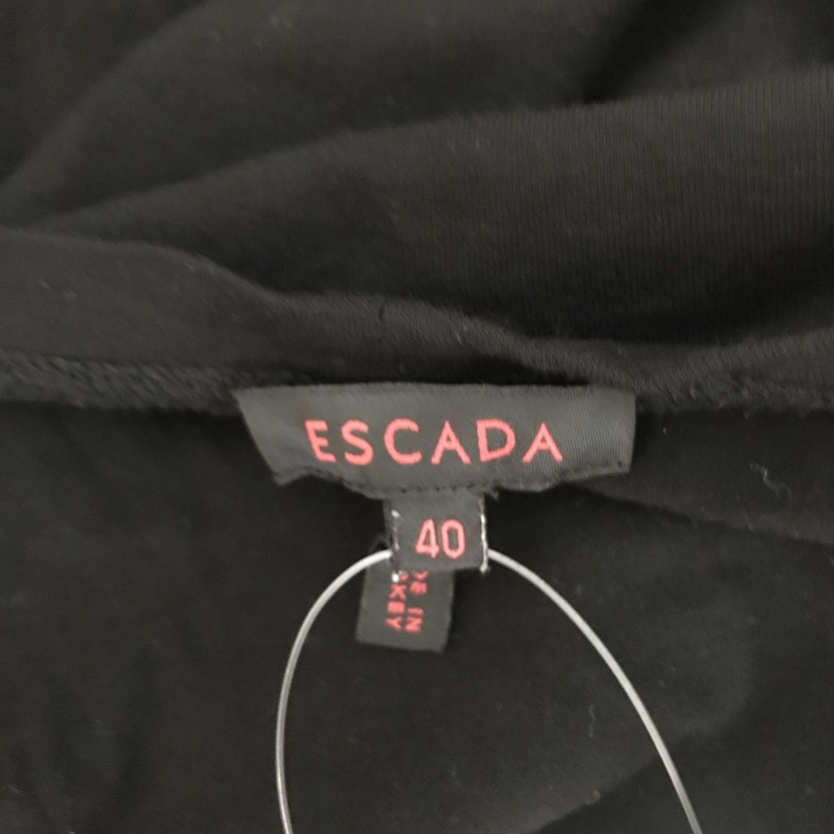 ESCADA(エスカーダ) 半袖カットソー サイズ40 XL レディース - 黒 Uネック