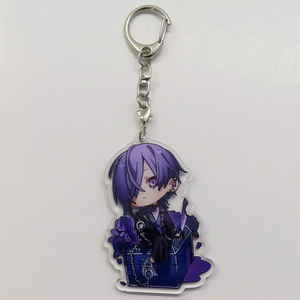 中古】キーホルダー ゆきむら。 神のアクリルキーホルダー1(腰掛ける