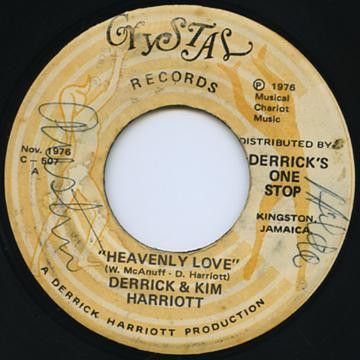 ジャマイカ7” Derrick Harriott - Kim Harriot Heavenly Love 507 Crystal Records |00080