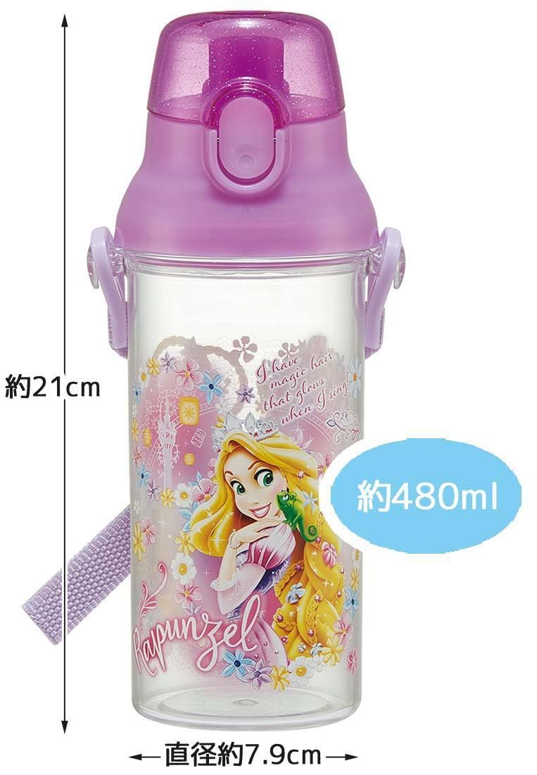 特価商品】ディズニー 480ml 塔の上の ラプンツェル 24 水筒 プラスチック製 クリアボトル 子供用 スケーター(Skater) 日本製  PSB5TR-A - メルカリ