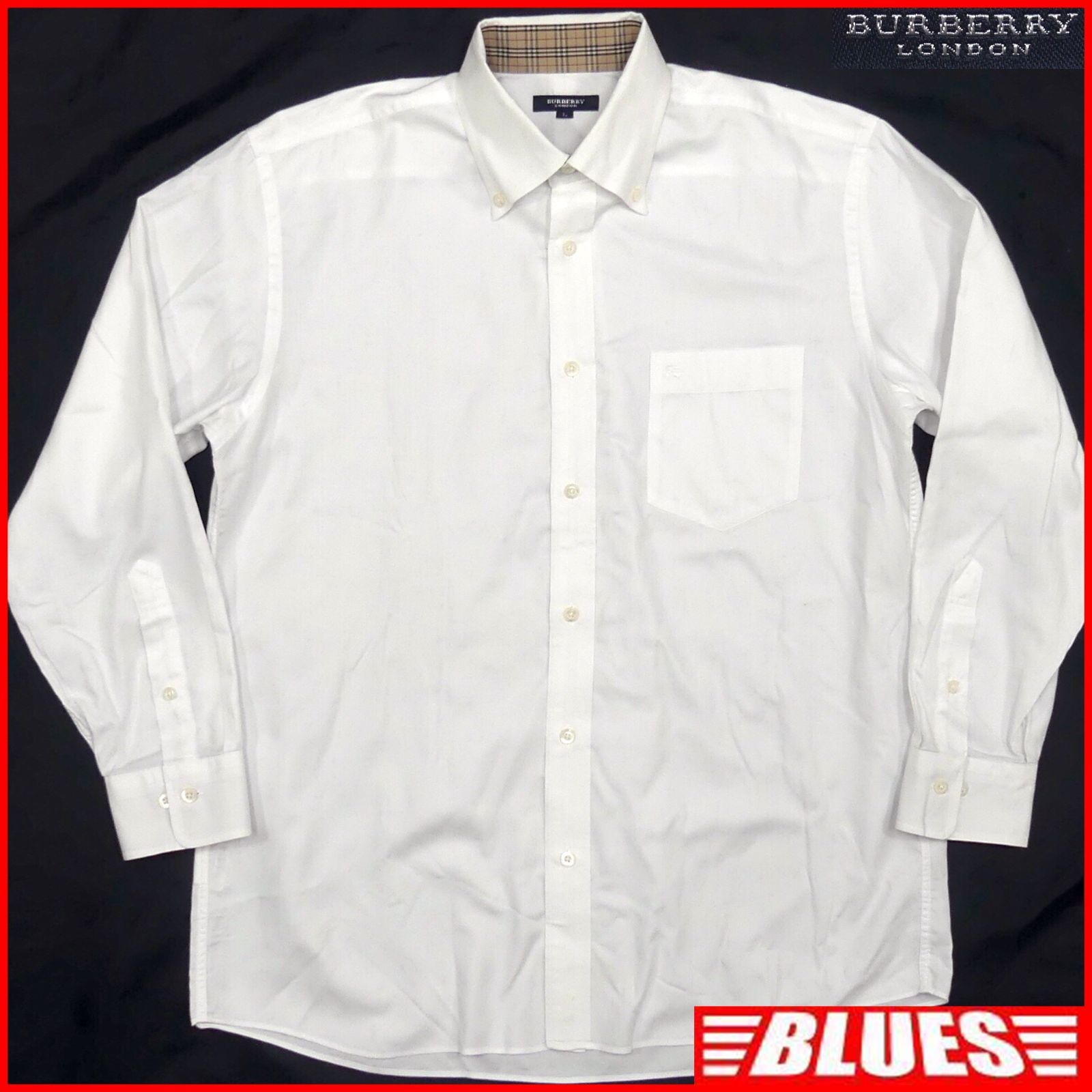 burberry シャツ BURBERRY LONDON 廃盤 バーバリーロンドン シャツ L メンズ ノバ
