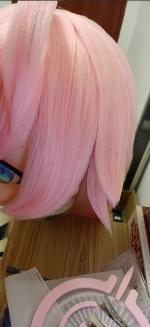 即納 全頭マスク ロック付き コスプレ 変身 仮装 着ぐるみ ☆即納 全頭マスク カツラ付き ロック付き NO.282 ドール ヘッド
